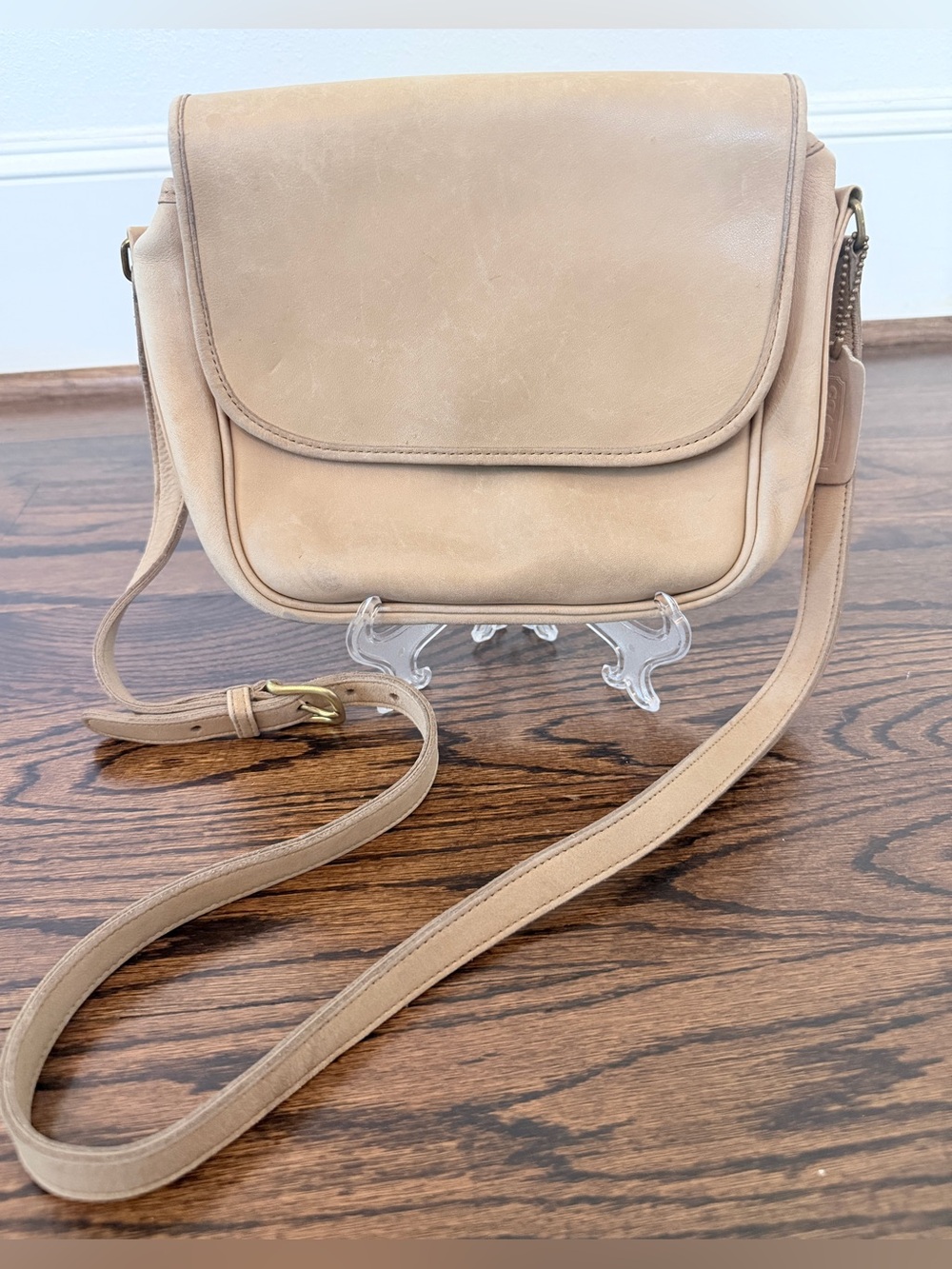 Vintage Coach 4110 Tailored Pouch - Putty